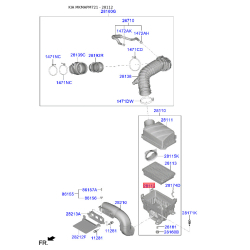 Фильтр воздушный 28112-M6000 Mobis