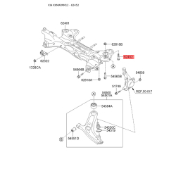 Болт крепления, рычаг и опора 62452-07000 Mobis
