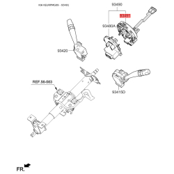 Віта пружина, подушка безпеки 93490-2G400 Mobis