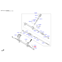 Гайка рычага 55229-2T000 Mobis