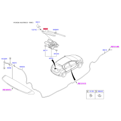 Важіль склоочисника 98811-A5000 Mobis