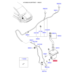 Бачок омывателя 98620-1C501 Mobis