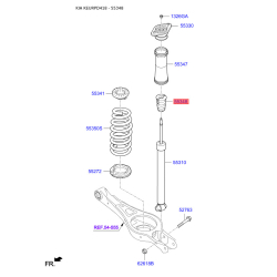 Буфер (відбійник) амортизатора 55326-C1100 Mobis