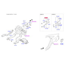 Шланг (патрубок) системи охолодження 97312-C1500 Mobis