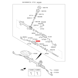 Хомут большой чехла рулевого механизма 57722-3X000 Mobis