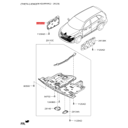 Защита двигателя / поддона двигателя правая 29120-2W000 Mobis