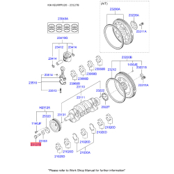 Болт шківа 23127-4A020 Mobis