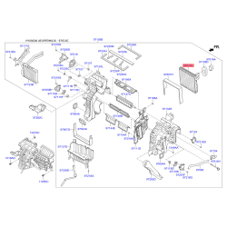 Испаритель, кондиционер 97139-2W000 Mobis