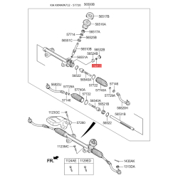 Пружина пробки (упора, подпятника) регулировки рулевого механизма 57720-3X000 Mobis
