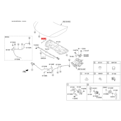 Газова пружина, капот ліва 81160-2P500 Mobis
