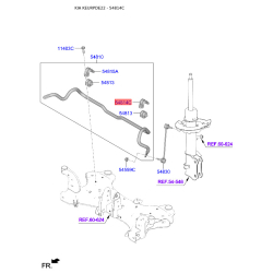 Втулка стабилизатора 54814-3R000 Mobis