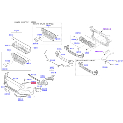 Кронштейн, буфер правий 86556-C1700 Mobis