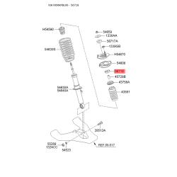 Опора стойки амортизатора (ремкомплект) 54607-3E000 Mobis