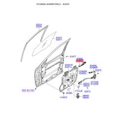 Ручка дверей ліва 82655-2B000 Mobis