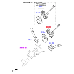 Віта пружина, подушка безпеки 93490-2B100 Mobis