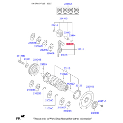Втулка шатуна 23517-2F000 Mobis