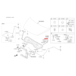 Кріплення килима підлоги 85746-29000 Mobis