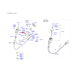 Гайка, випускний колектор 10225-08007B Mobis