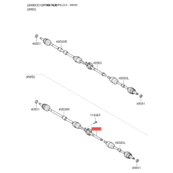 Подушка двигателя 49560-2S100 Mobis