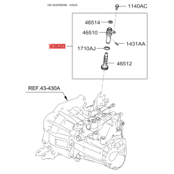 Датчик скорости (частота вращение) 43621-23570 Mobis