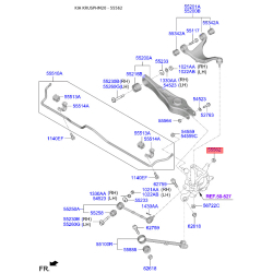 Гайка болта 55265-26500 Mobis