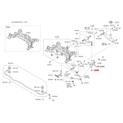 Гайка болта 51768-2E000 Mobis