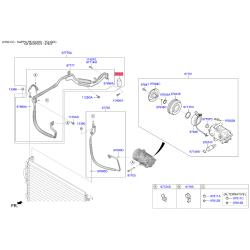 Розширювальний клапан, кондиціонер 97626-A6000 Mobis