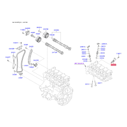 Клапан регулятора распределительного вала 24375-03020 Mobis