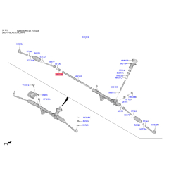 Втулка рейки рулевого механизма 56521-F6000 Mobis