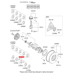 Вкладиші корінні 21020-27908 Mobis