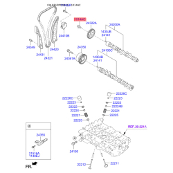 Болт розподілвалу 24360-2B000 Mobis