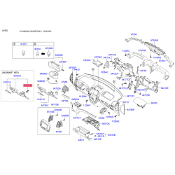 Кнопка 95430-2B500CA Mobis