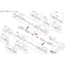 Подушка двигателя 49560-C5080 Mobis