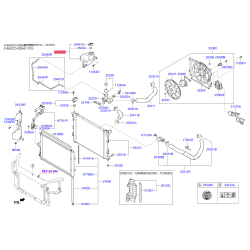Шланг (патрубок) системи охолодження 25430-A5800 Mobis