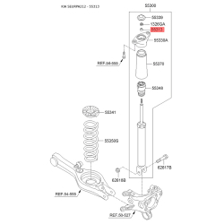 Шайба штока амортизатора 55313-2H000 Mobis