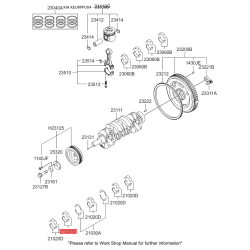 Вкладыши коренные 21020-4A934 Mobis
