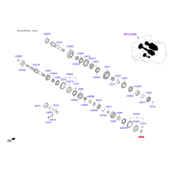 Гайка КПП 43216-22001 Mobis