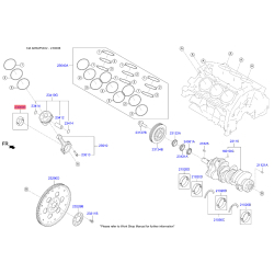 Вкладиші шатунні 23060-3C724 Mobis