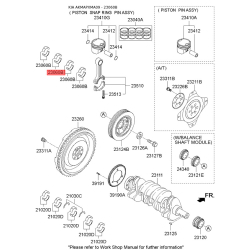 Вкладиші шатунні 23060-3C232 Mobis