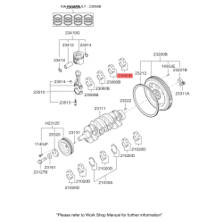 Вкладиші шатунні 23060-4A943 Mobis
