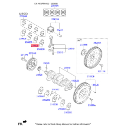 Вкладиші шатунні 23060-04001 Mobis