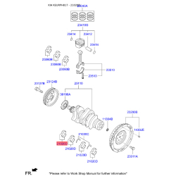 Вкладиші корінні 21020-2A936 Mobis