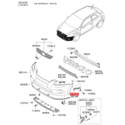 Кронштейн, буфер левый 86513-1H000 Mobis