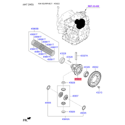 Кришка корпусу диференціала АКПП 45822-23001 Mobis