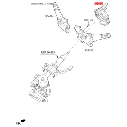 Віта пружина, подушка безпеки 93490-3R115 Mobis