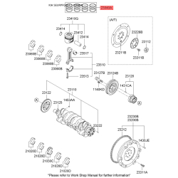 Кольца поршневые 23040-23971 Mobis