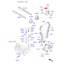 Датчик положения распределительного вала 24365-2GGA0 Mobis
