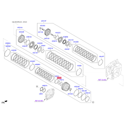 Кільце ущільнювальне АКПП 45502-4G100 Mobis