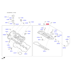 Клапан тиску масла фазорегулятора 24570-3C110 Mobis