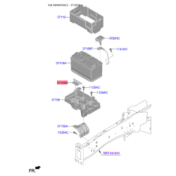 Кріплення акумулятора 37160-2P000 Mobis
